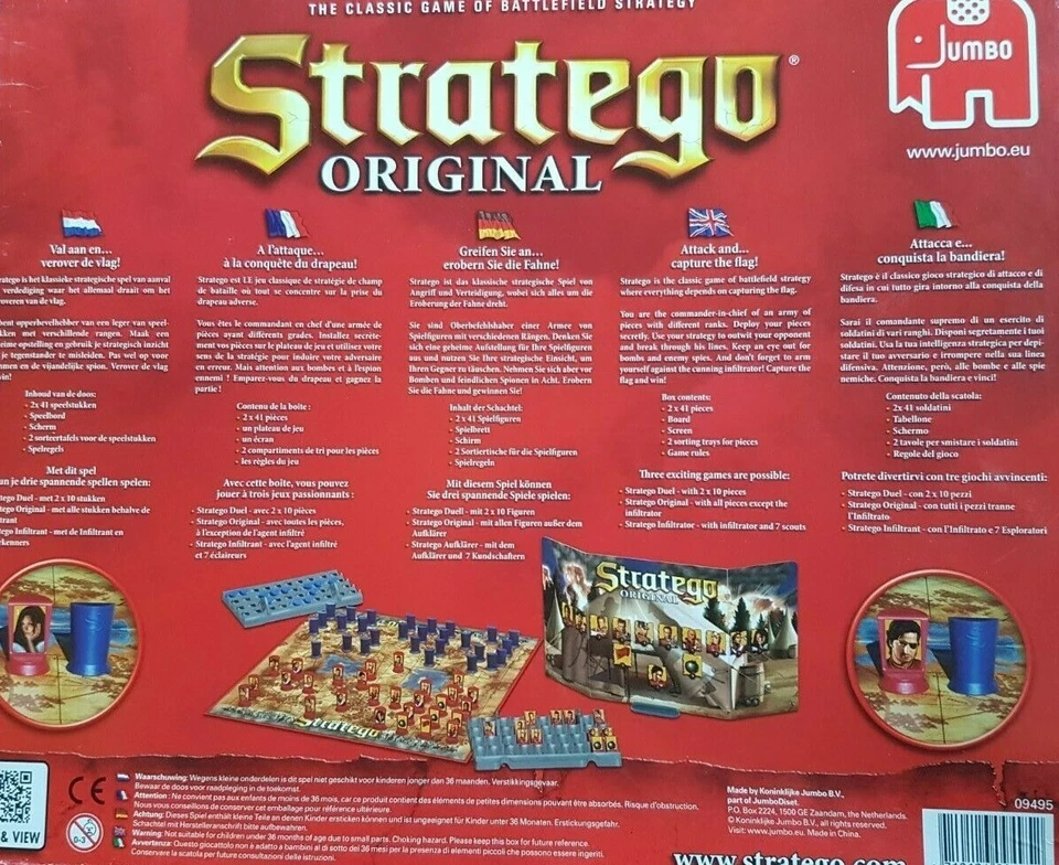 Stratego - Original- mit 3 Spielvarianten-Jumbo Spiele R - Bild 2 von 4