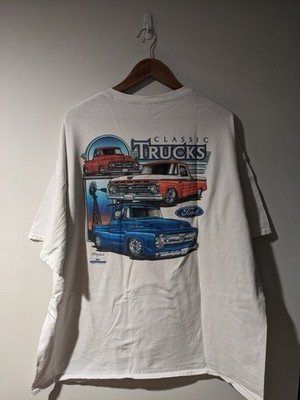 Vintage Classic Trucks Ford Car American White XXX-Large T-Shirt