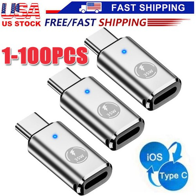 #ad 35W USB C Male to iOS Female Adapter lanyard For iPhone 16 15 Pro Max Plus lot $53.98