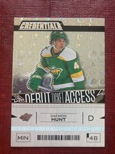 2023-24 Upper Deck Credentials - Debut Ticket Access Daemon Hunt #128 /999 (RC)