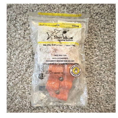 SharkBite U702A Safe Seal Push-to-Connect Disconnect Tool Orange, 1 Pack