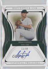 2022 Panini National Treasures Definitive Ink 13/99 Ryan Cusick #DI-RC Auto w7p