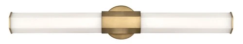 Facet Bathroom Vanity Light In Heritage Brass - Picture 2 of 2