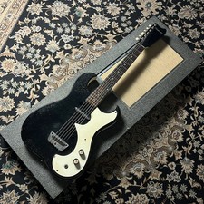 Silvertone 1448 Black Sp W/1457 Amp In Case 1960S Safe delivery from Japan