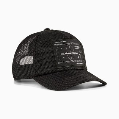 PUMA Scuderia Ferrari Trucker Cap High Profile Motorsport Snapback Hat