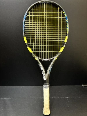 BABOLAT AeroPro Drive Plus 1st Gen Tennis Racket 323g Used Yellow/Black - Photo 1/4