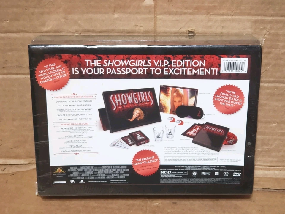 SEALED “Showgirls” DVD V.I.P. Edition Limited Boxset NC-17 NIB CIB W/Extras - Image 4 of 4