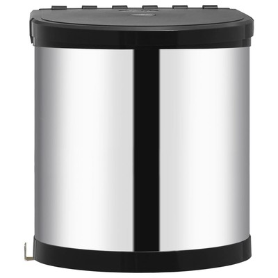 Mülleimer Abfalleimer Küche Einbau-Mülleimer Edelstahl 12 L