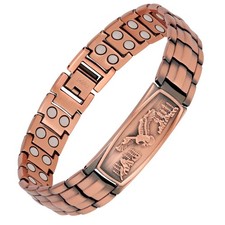 Feraco Copper Bracelet for Men-Magnetic Bracelets 99.99 9 45 inch,