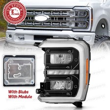For 2023-2025 Ford F-250 F-350 Super Duty Led Headlight W Bulb Left Driver Side