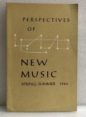 Perspectives of New Music (Fall-Winter 1965) [Paperback] Elliott Carter; Theod..