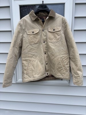Flint and Tinder Waxed Rancher Natural Jacket Men's Large