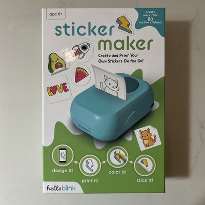 Ceaco Hello Blink Sticker Maker Create Your Own Stickers * Open Box