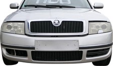 Skoda Superb 3U Stoßstange vorne Frontstoßstange silber LF7T