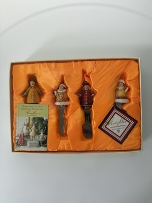Department 56 Krinkles Patience Brewster Caroler Spreader Set of 4 56.32155 2007