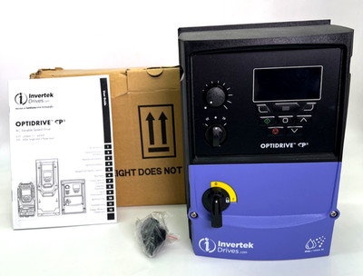 NEW Invertek Optidrive P2 Variable Frequency Drive ODP-2-22010-1HF4B-MN 0.75 kW