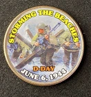Colorized Kennedy Half Dollar D-Day Storming The Beaches Free Shipping
