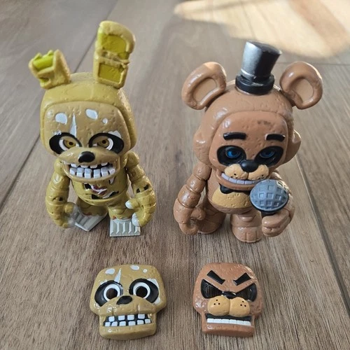 Funko Five Nights At Freddy's Snap Figure Set Freddy & Springtrap 2 Faces Each