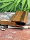 Exotic Wood Stashbox/ Dugout- Figured Canary / Poker, Bat & Extra Spring - USA — photo 6