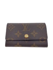 LOUIS VUITTON Multicle 6 Monogram Brown PVC Brown Men's