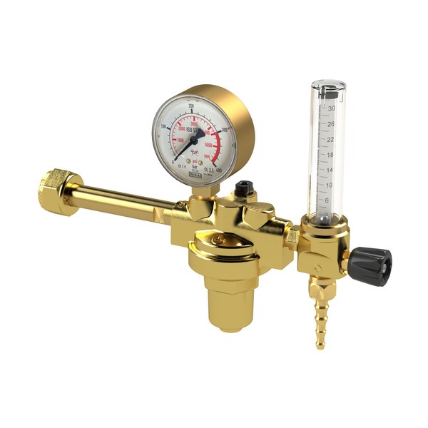 Flaschendruckminderer, 200 Bar, Formiergas, Mengenm. 0-30 L/Min-image