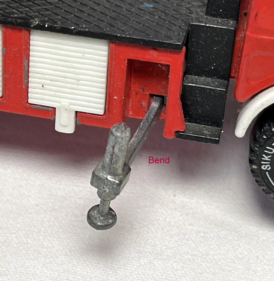 REPARACIONES Coche de Juguete Mercedes Vintage Siku W. Alemania #2819 DL30 2232 Camión de Bomberos Foto 4 de 4