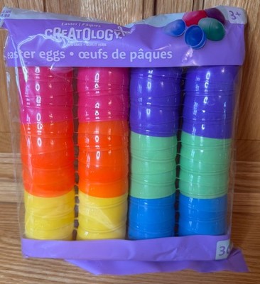 Creatology Plastic Multi Colored Easter Eggs 30 Pc.