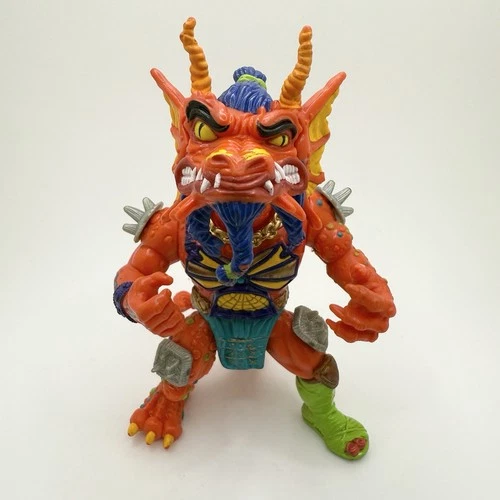 Vintage Playmates 1992 TMNT Hot Head Dragon Action Figure (Extending Neck)