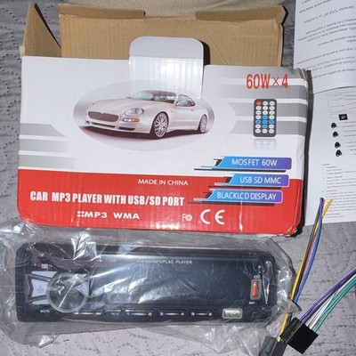 JSD-1788 1 DIN Car MP3 Player USB SD Memory Card AUX Input w/ Remote