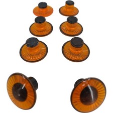 Plastic 1  Eyeballs For Ceramics or Teddy Bears - 8 Count