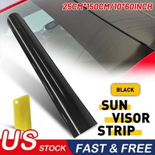 Sun Visor Strip Windshield Banner Vinyl Long Lasting Premium Blank Decal New Sun Visor Strip Windshield Banner Vinyl Long Lasting Premium Blank Decal New