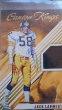 2024 Panini Donruss Canton Kings Jack Lambert Steelers #CKI-JLE /25