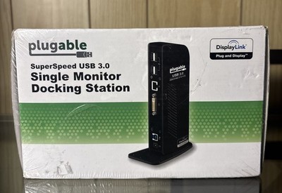 Super Speed USB 3.0 Single Monitor Docking Station  New Sealed