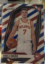 2024-25 Panini Prizm - Nikola Durisic #229 Red White & Blue Prizm (RC)