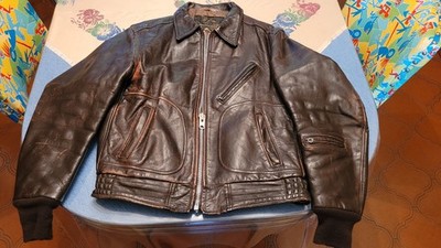 ORIGINAL 1960 SCHOTT PERFECTO ZIP TALON SIZE 40 42 GOOD CONDITION MADE IN USA