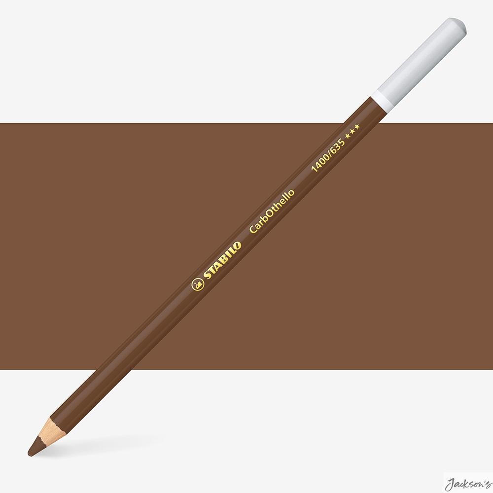 Stabilo Carbothello Pastel Pencil Wood 635 Bister For Drawing Blending