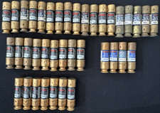 Mix Lot Of 38 Bussmann Fusetron 18 FRN-R-7 ,9 FRN-R-6 Class RK5 Fuse Amp 250V