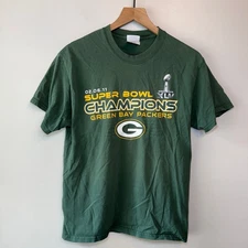 Port and Company Green Bay Packers Super Bowl Champions 2011 T-shirt Size Medium