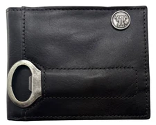 Texas Tech Red Raiders Genuine Leather Bifold Wallet with Concho by Enmon-New