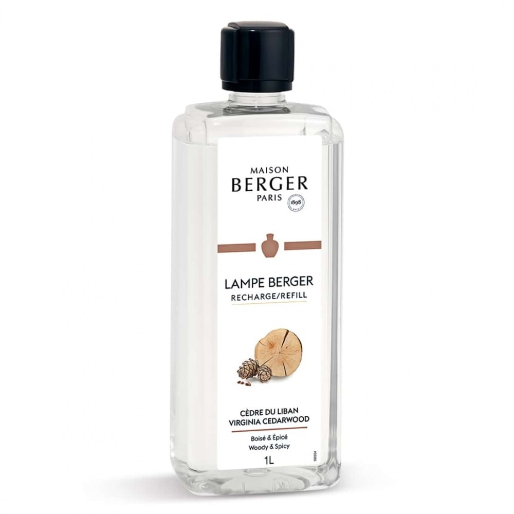 Parfum maison cèdre du Liban Lampe Berger 1L pour grand salon chaleureux