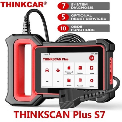 THINKCAR Thinkscan Plus S7 OBD2 Scanner SAS SRS DPF Reset OBD2 Diagnostic Tool