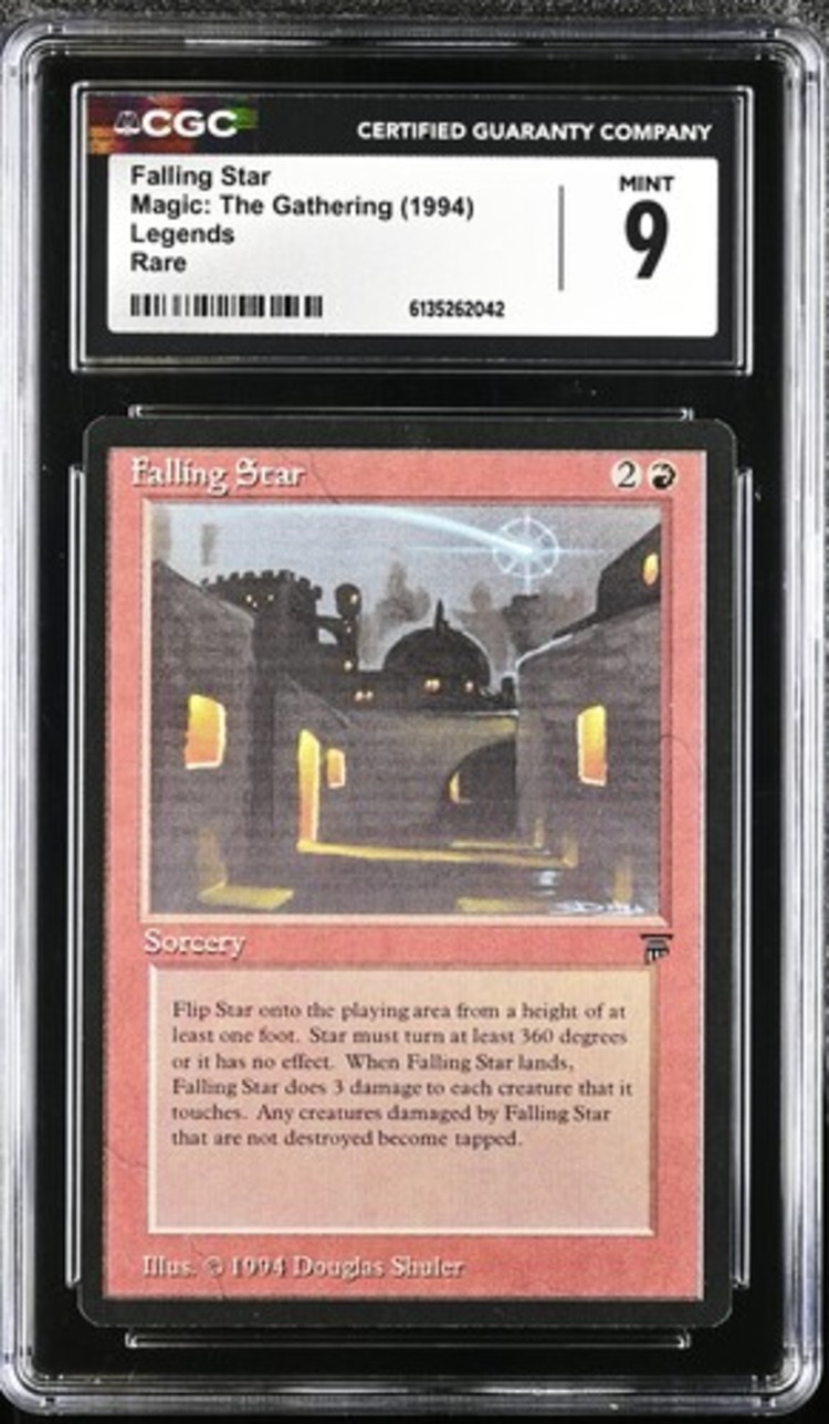 Falling Star, Legends Mtg. CGC 9 Mint!