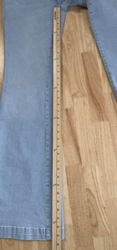 Good American Good Legs Flare Jeans Women’s 6-12 Mid Rise Skinny Fit Light Wash - Picture 10 of 11