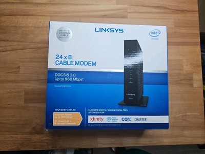 LINKSYS CM3024 High Speed DOCSIS 3.0 24x8 Cable Modem | eBay