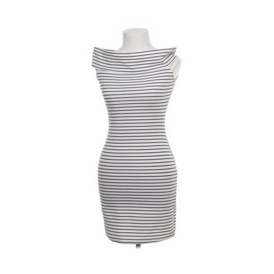 Mango Basics, Kleid, Größe: S, Weiß/Schwarz, Elasthan/Polyester, Streifen #bsO
