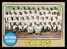 1968 Topps #497 St. Louis Cardinals TEAM CARD NO RESERVE! EX-EXMINT