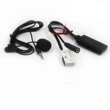 Car Bluetooth Module AUX-in Audio MP3 Music Adapter 12Pin Connector Handsfree