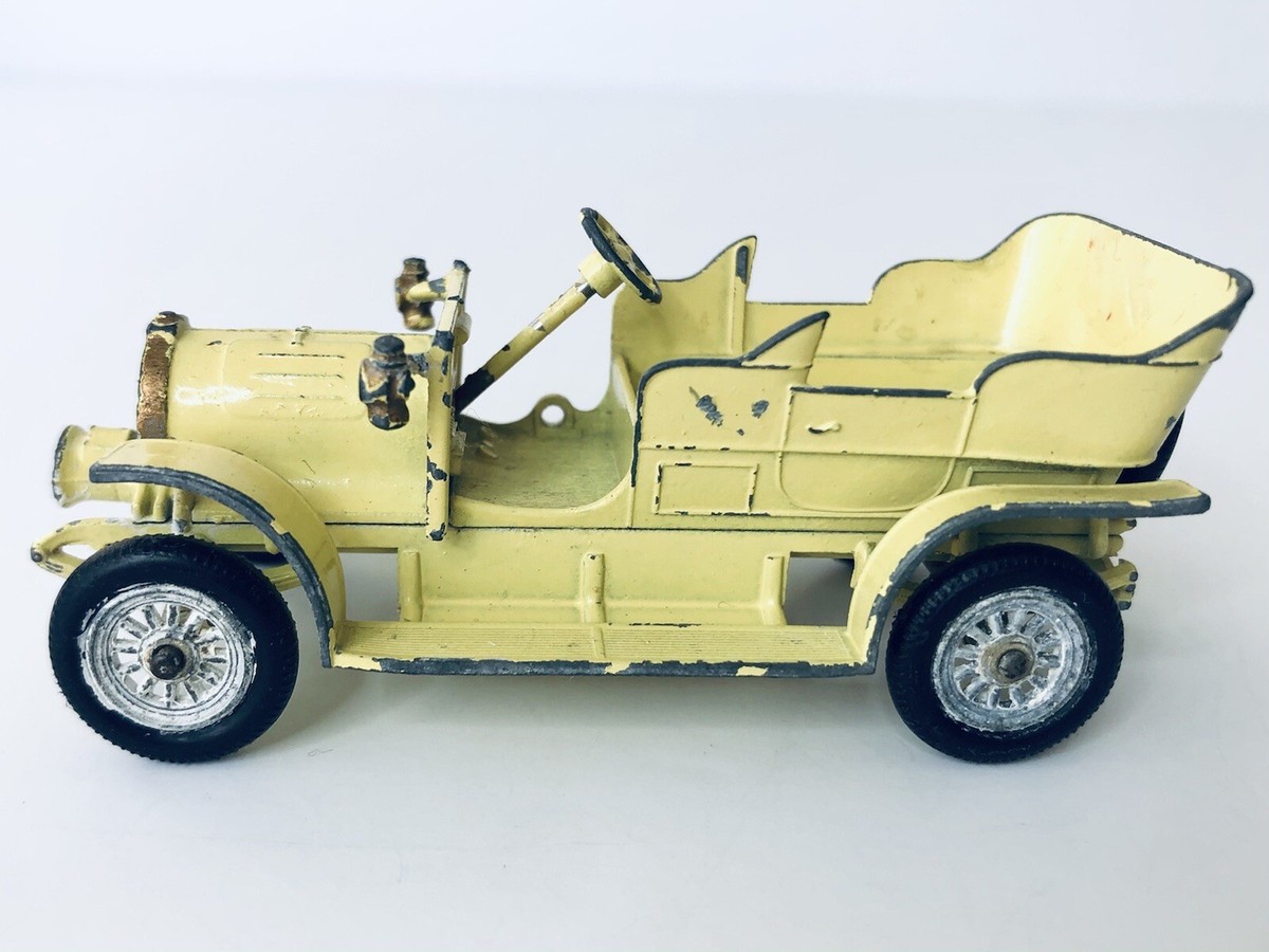 Vintage Models of Yesteryear 1904 Spyker No16 Yellow Made England