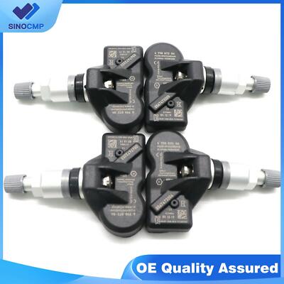 4x TPMS Sensors For BMW F10 5-Series 528i 535i 550i – 433MHz – Replaces 36106798872