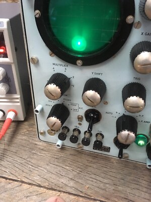 Vintage Oscilloscope 0633-193179 Plessey 1969 MOD Aeronautics 30v